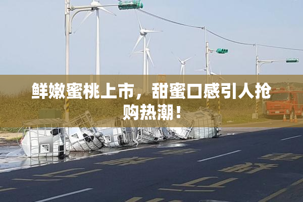 鲜嫩蜜桃上市，甜蜜口感引人抢购热潮！