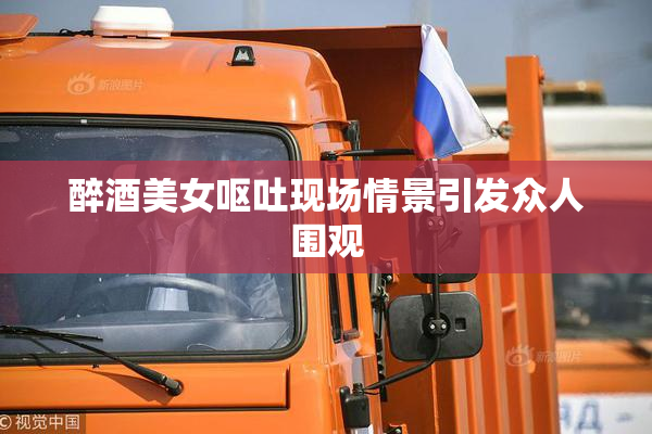 醉酒美女呕吐现场情景引发众人围观