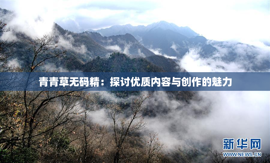 青青草无码精：探讨优质内容与创作的魅力