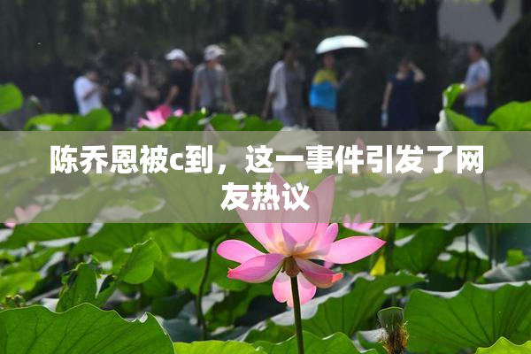 陈乔恩被c到，这一事件引发了网友热议