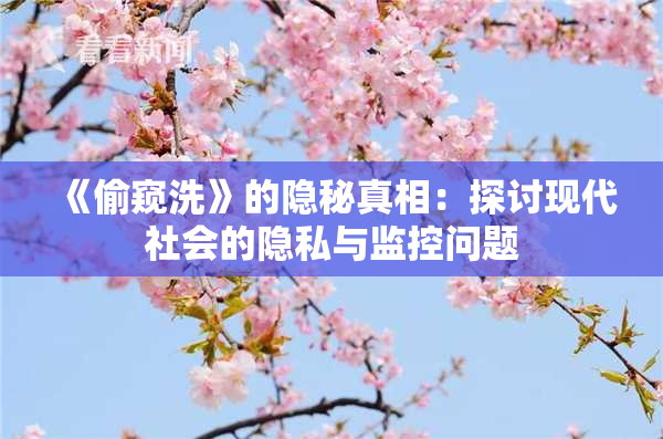 《偷窥洗》的隐秘真相：探讨现代社会的隐私与监控问题