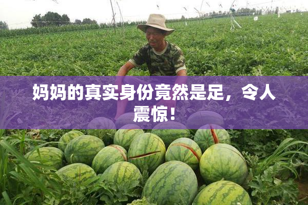 妈妈的真实身份竟然是足，令人震惊！