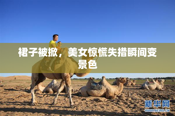 裙子被掀，美女惊慌失措瞬间变景色