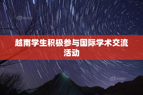 越南学生积极参与国际学术交流活动