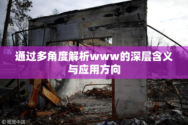 通过多角度解析www的深层含义与应用方向