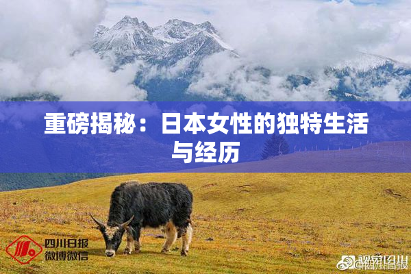 重磅揭秘：日本女性的独特生活与经历