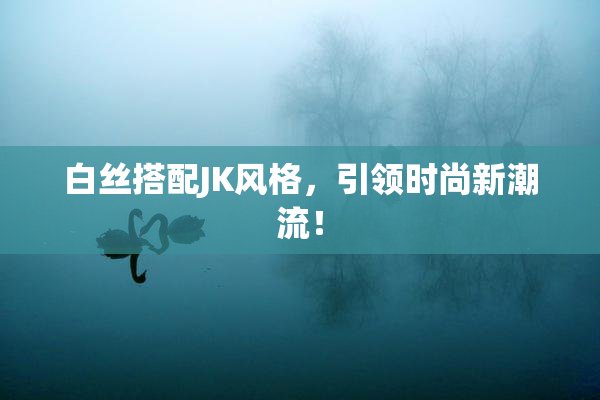 白丝搭配JK风格，引领时尚新潮流！