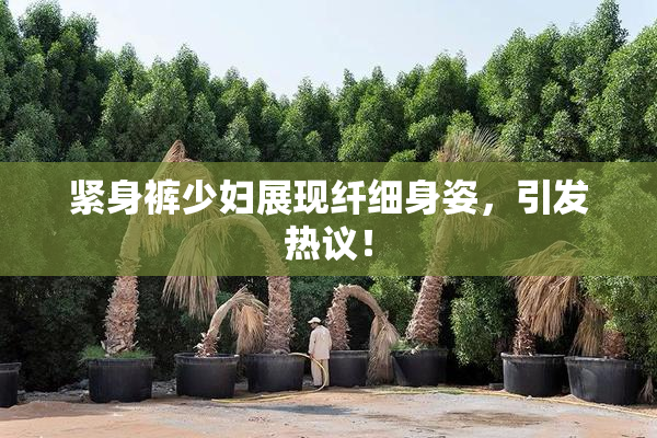 紧身裤少妇展现纤细身姿，引发热议！