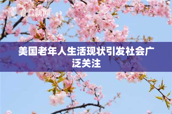 美国老年人生活现状引发社会广泛关注