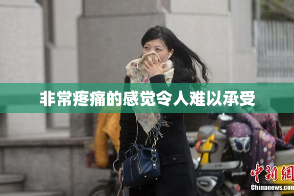 非常疼痛的感觉令人难以承受