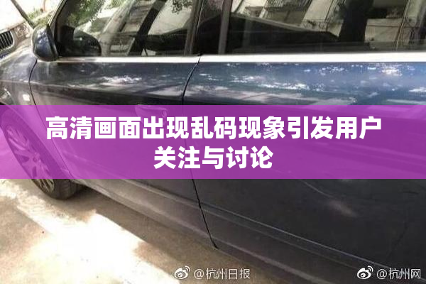 高清画面出现乱码现象引发用户关注与讨论