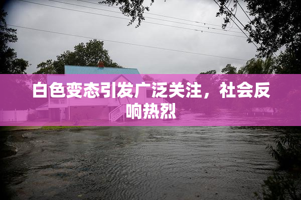 白色变态引发广泛关注，社会反响热烈