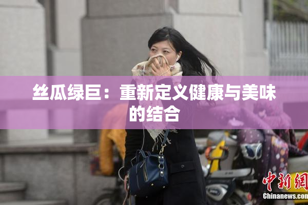 丝瓜绿巨：重新定义健康与美味的结合