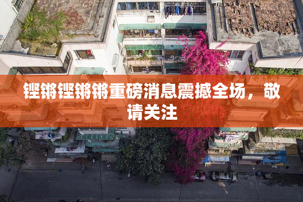 铿锵铿锵锵重磅消息震撼全场，敬请关注