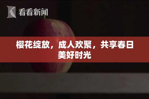 樱花绽放，成人欢聚，共享春日美好时光