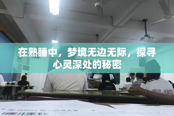 在熟睡中，梦境无边无际，探寻心灵深处的秘密