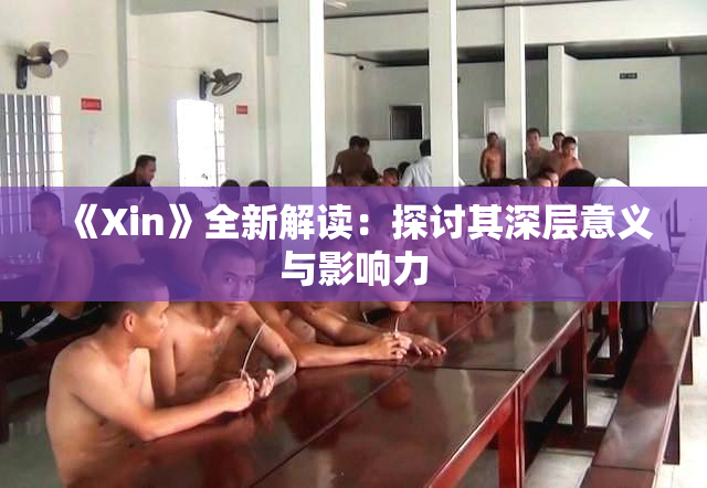 《Xin》全新解读：探讨其深层意义与影响力