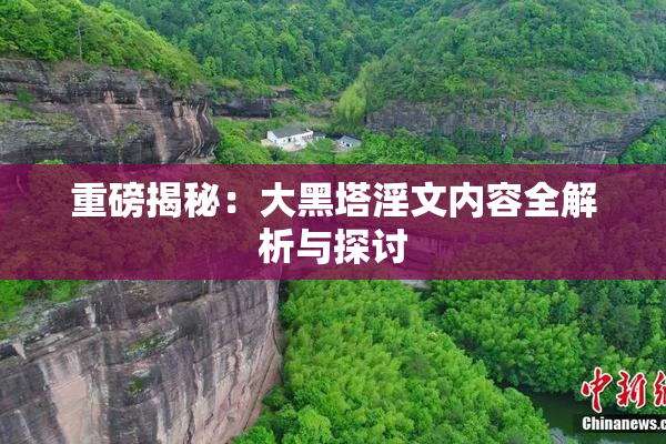 重磅揭秘：大黑塔淫文内容全解析与探讨