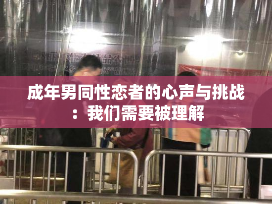 成年男同性恋者的心声与挑战：我们需要被理解