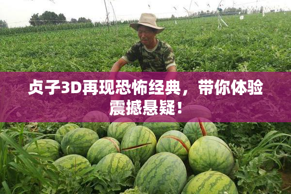 贞子3D再现恐怖经典，带你体验震撼悬疑！