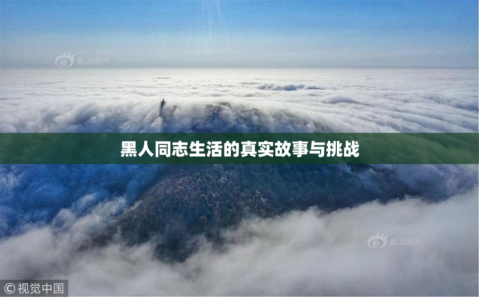 黑人同志生活的真实故事与挑战