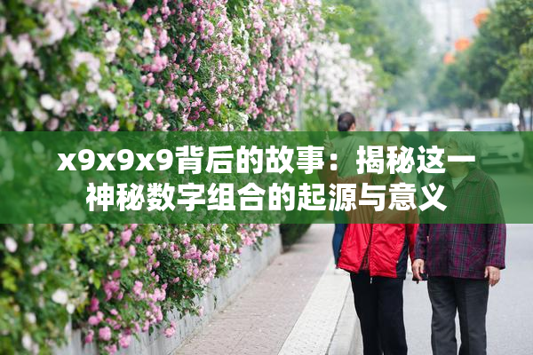 x9x9x9背后的故事：揭秘这一神秘数字组合的起源与意义