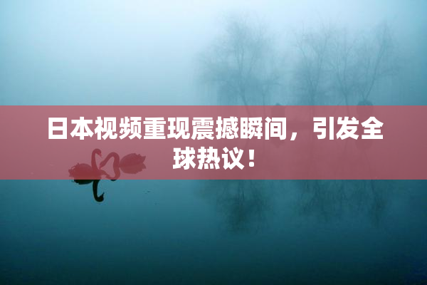 日本视频重现震撼瞬间，引发全球热议！