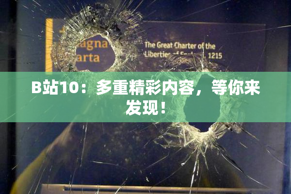 B站10：多重精彩内容，等你来发现！