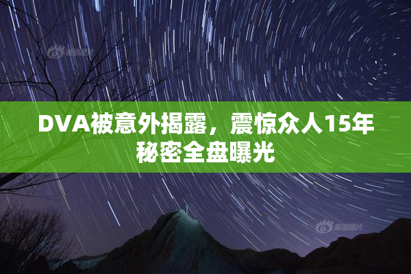 DVA被意外揭露，震惊众人15年秘密全盘曝光