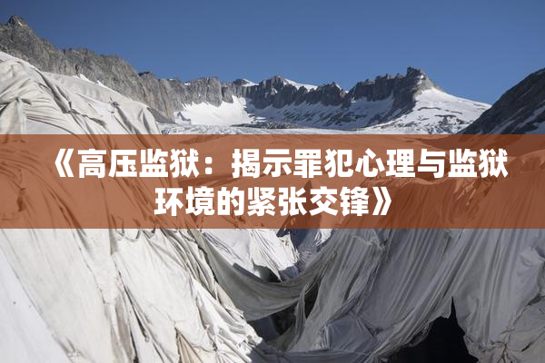 《高压监狱：揭示罪犯心理与监狱环境的紧张交锋》