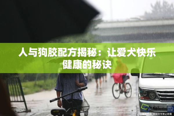 人与狗胶配方揭秘：让爱犬快乐健康的秘诀